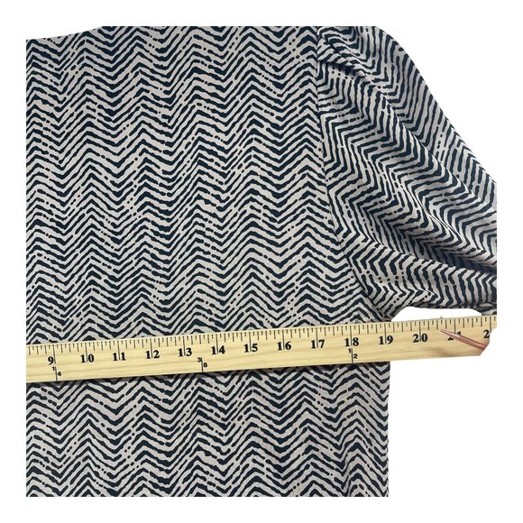 Vintage Alyssa Scott Shirt Womens Small Petite Stripe Abstract Union Made USA - Picture 8 of 13